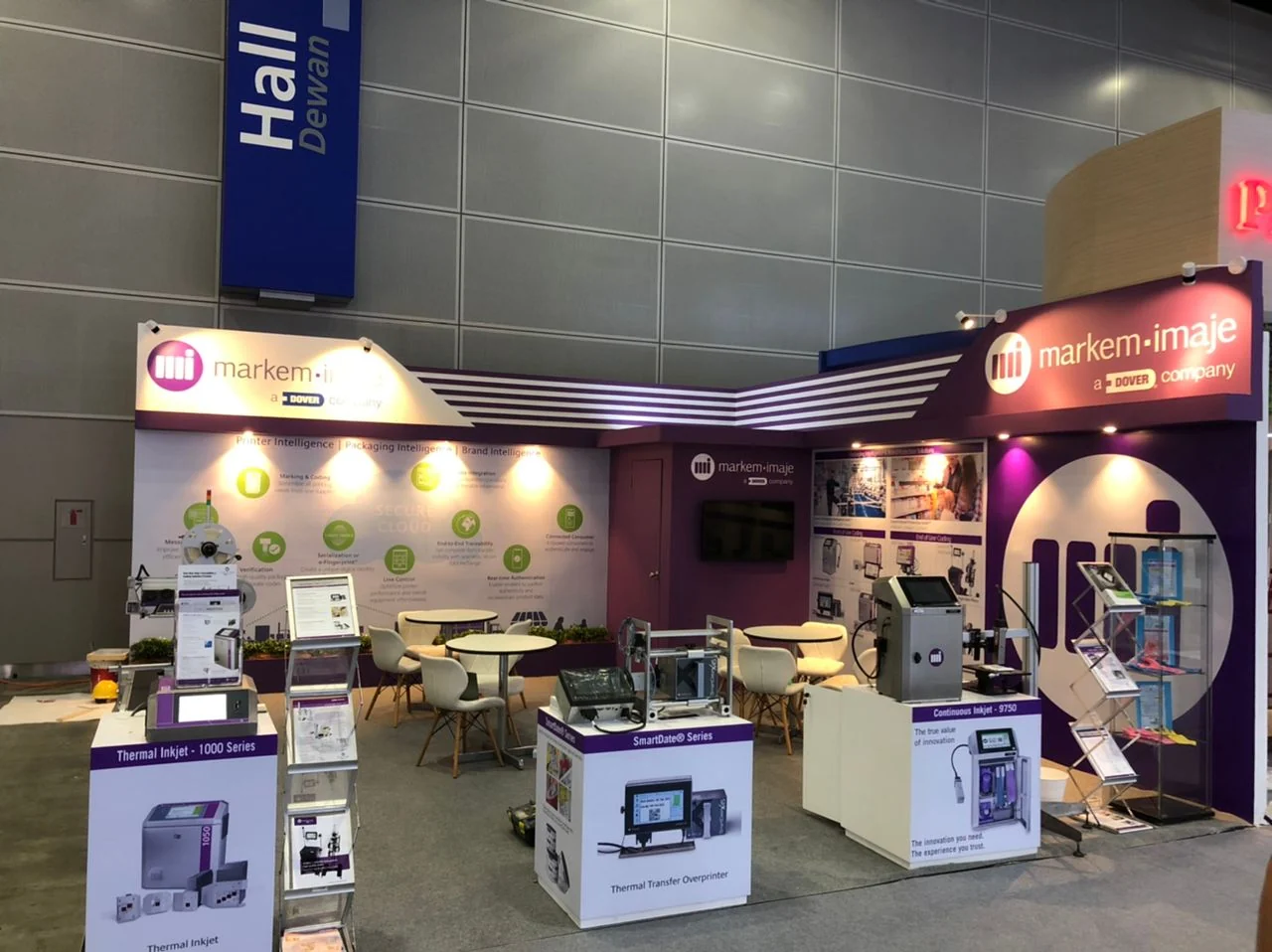 Markem-Imaje exhibition booth at IRGCE 2022